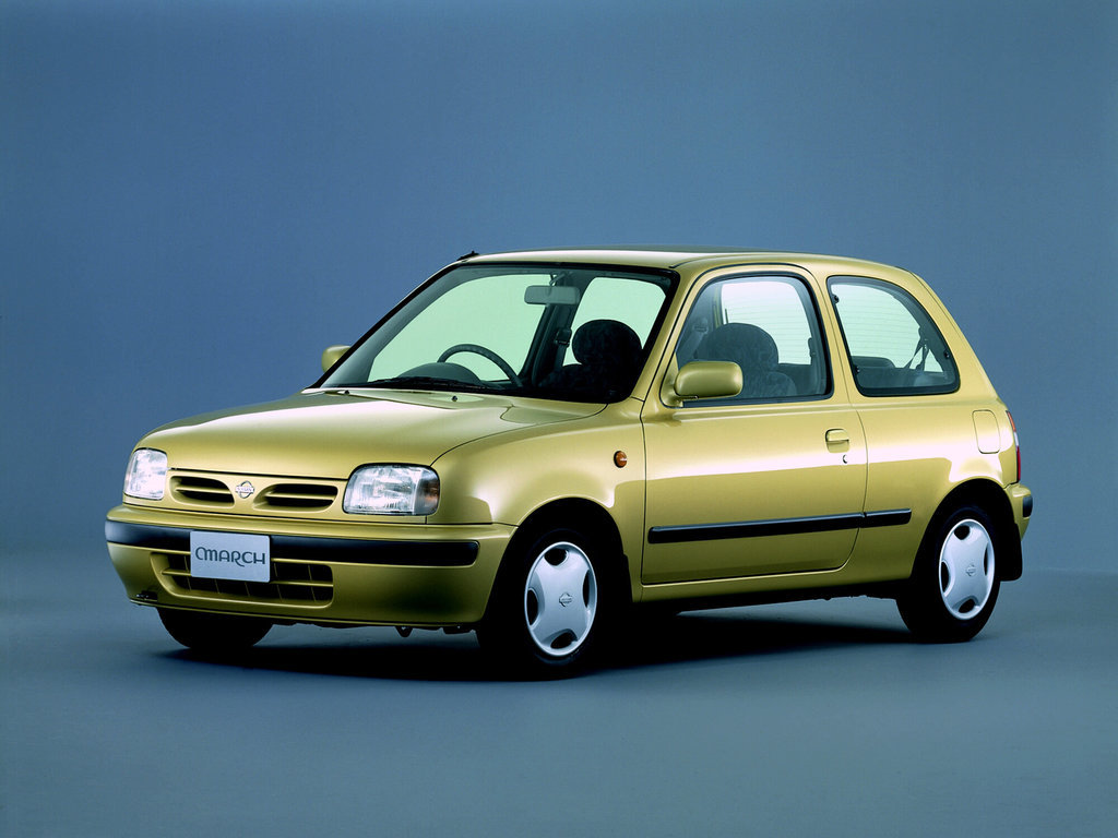 Nissan March (HK11, K11) 2 поколение, рестайлинг, хэтчбек 3 дв. (12.1995 - 04.1997)